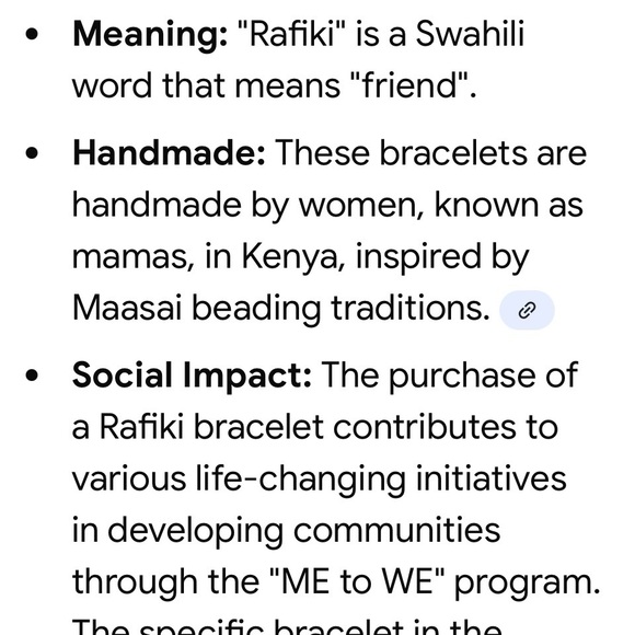 Me to We Purple Rafiki Bracelet - Picture 8 of 8